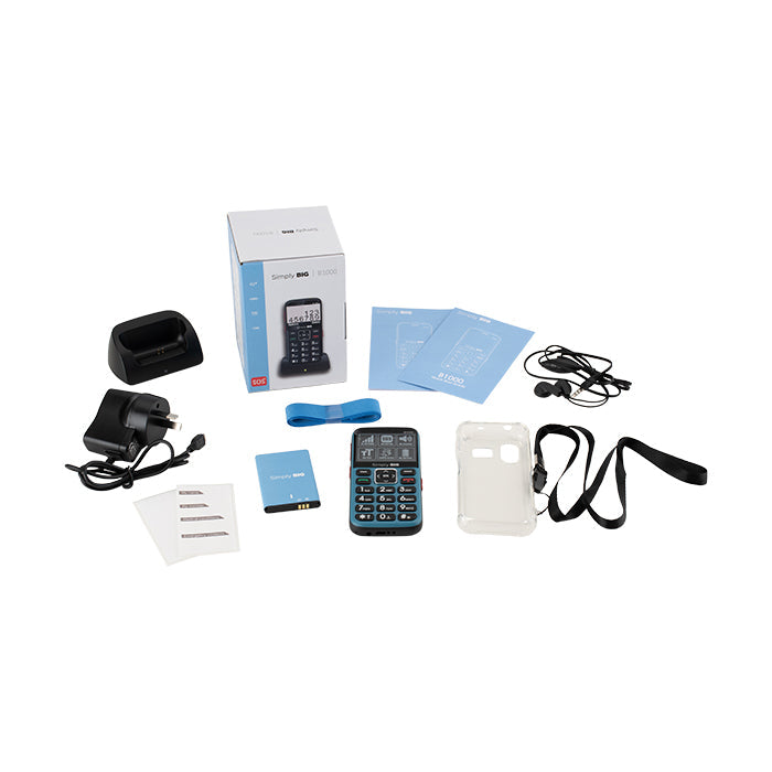 Blue Seniors Mobile Phone + $29/Month Unlimited Plan