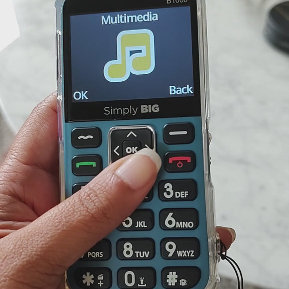 Blue Seniors 4G Mobile Phone – Simply Big Australia