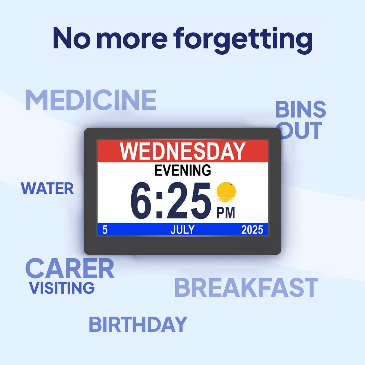 No more forgetting